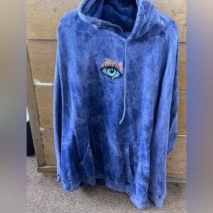 Blue Graphic Hoodie